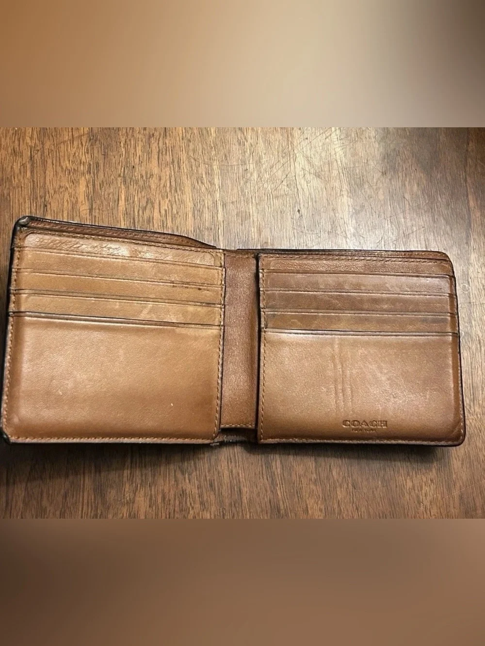 Coach Brown Bifold Wallet